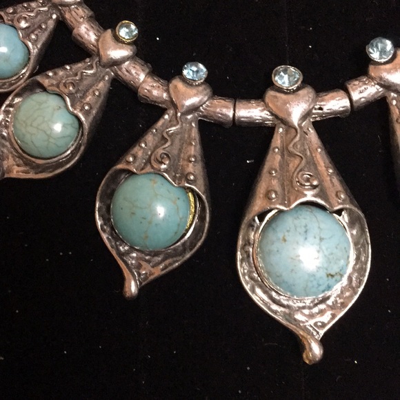 Turquoise and Silver Set - Picture 3 of 6